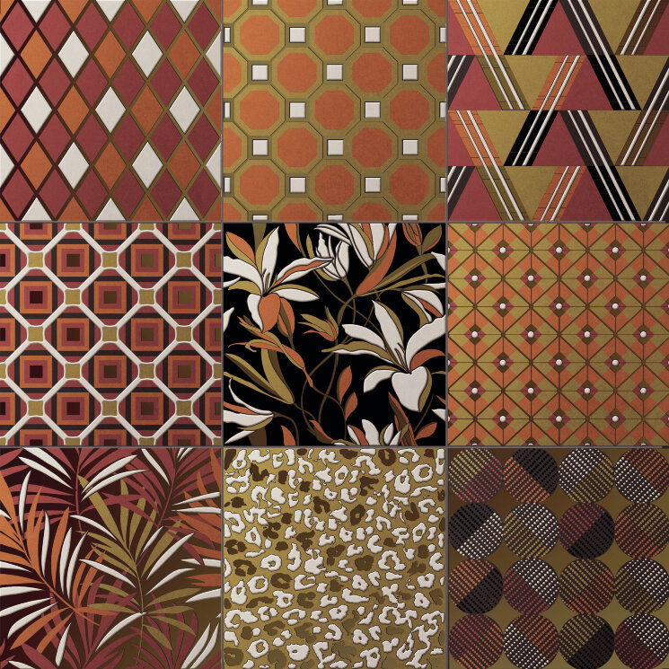 Плитка 20x20 Mix Warm Metal - Icon - 147540 з колекції Icon Unica