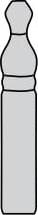 Спецелемент Raccordo Foglia Specchio White 7x2 Palace Gold Versace