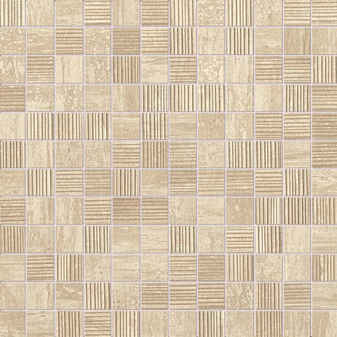 Мозаїка (30.5x30.5) fLTG Roma Travertino Mosaico - Roma з колекції Roma FAP Мозаїка (30.5x30.5) fLTG Roma Travertino Mosaico - Roma з колекції Roma FAP