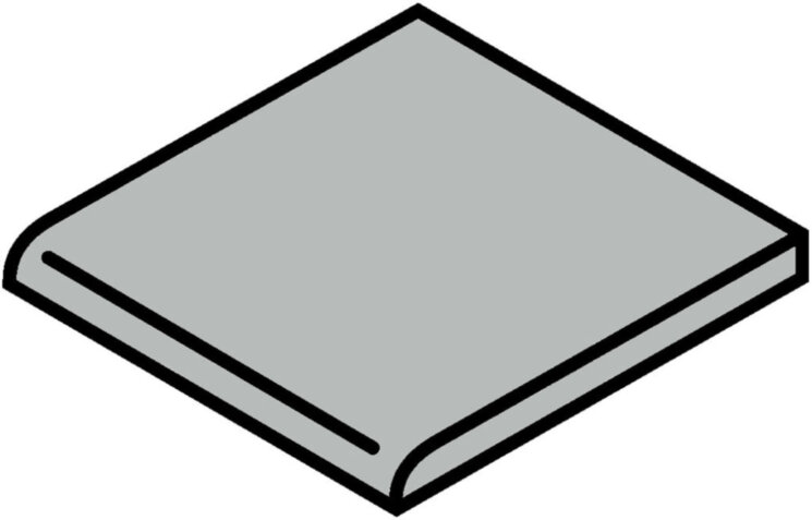 Плінтус 5x5 Bullnose Grey25 - Pro Architectura - 2731 PN81 8 з колекції Pro Architectura Villeroy Boch
