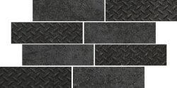 Мозаїка 24x40 1070148 Mos.Bricks Coal Cercom Temper