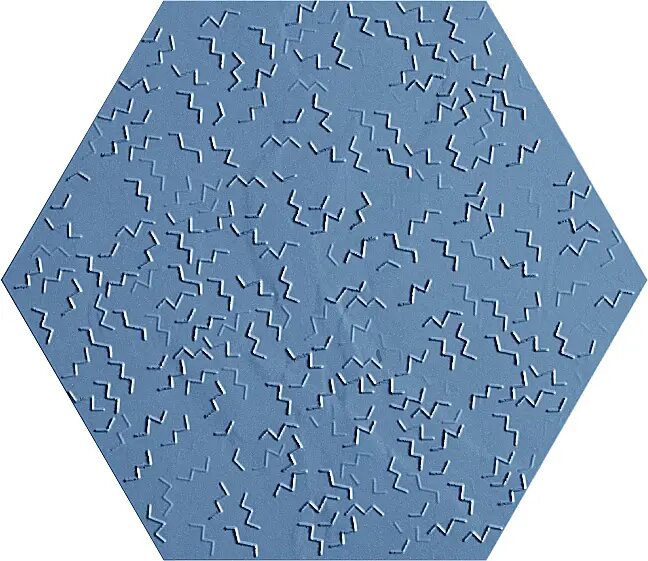 Плитка 32x37 DCRO1TRAMANE Trama Nebula esagono nat Decoratori Bassanesi Rocket з колекції Rocket Decoratori Bassanesi