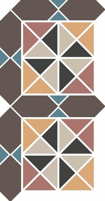 Декор B-1 Sheet 19.5x38.9 Bruges Top Cer з колекції Bruges TopCer Декор B-1 Sheet 19.5x38.9 Bruges Top Cer з колекції Bruges TopCer