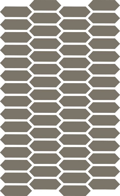 Мозаїка 27x40 XXS Losanga FANGO Etruria XXS з колекції XXS Etruria