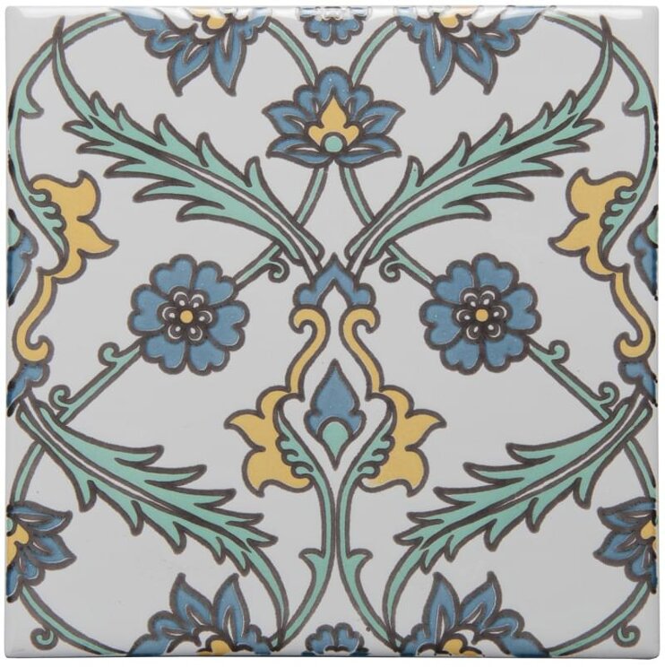Декор Topkapi Yellow On Helmingham 15x15 Artisan Winchester з колекції Artisan Winchester