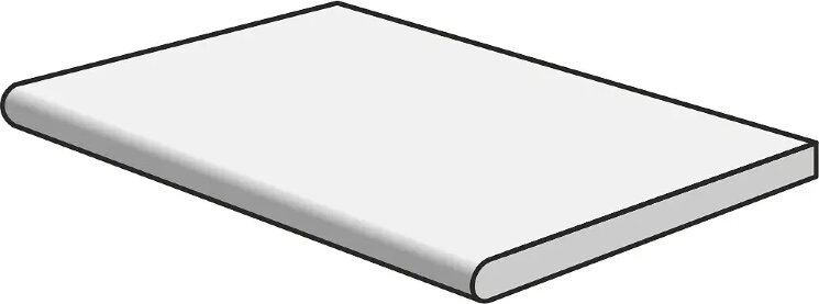 Сходинка 40x80 00694200 Gr.SpesAr.Aluminum Gardenia Orchidea Oxide з колекції Oxide Gardenia Orchidea