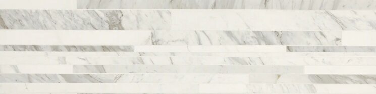 Плитка 30x120 1005496 Calacatta Bricks Lev/Ret Isla Tiles Selezione Marmi з колекції Selezione Marmi Isla Tiles