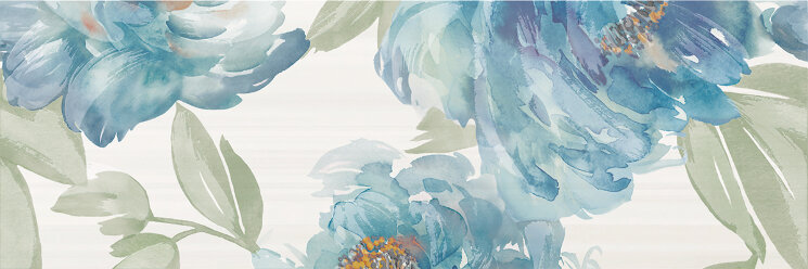 Декор 33,3x100 Inserto Peony Ice - Glow - PGLD02 з колекції Glow Paul Ceramiche