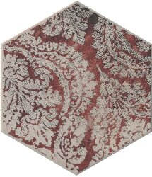 Декор Esagona Collins Red 24x27.7 Miami Cir