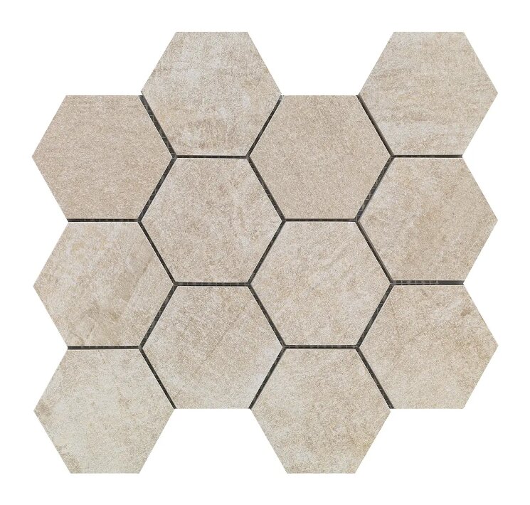 Мозаїка 30x34 Glamstone Beige Mosaico Abitare Glamstone з колекції Glamstone Abitare Мозаїка 30x34 Glamstone Beige Mosaico Abitare Glamstone з колекції Glamstone Abitare
