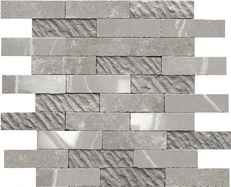 Мозаїка 30x30 Unique Titanium Mix All In Ret - Uniquestone - 1789 з колекції Uniquestone Piemme