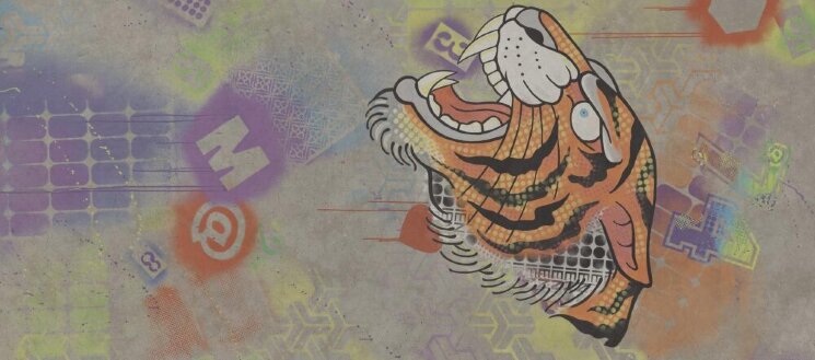 Декор Decoro Tiger Grey 120x270 Hyper Flaviker з колекції Hyper Flaviker