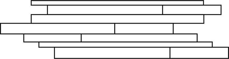 Мозаїка (15x45) 738006 Host Modulo List. Sfalsato - Taiga з колекції Taiga Rex