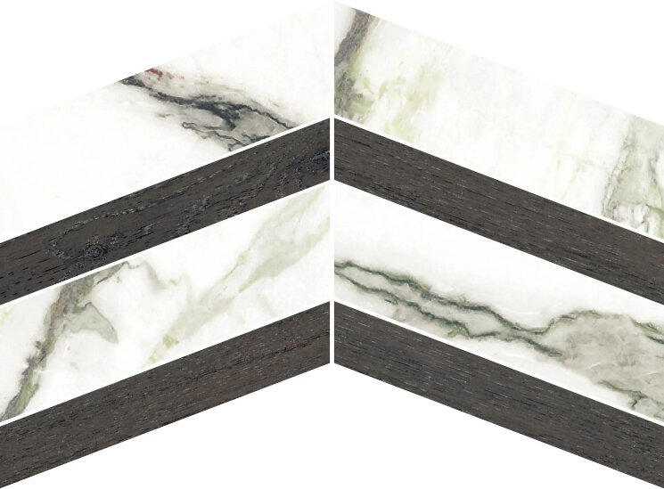Мозаїка D MATCHA EBONY CHEVRON EP - 21.9x30 38113 Matcha з колекції Matcha Peronda Museum Мозаїка D MATCHA EBONY CHEVRON EP - 21.9x30 38113 Matcha з колекції Matcha Peronda Museum