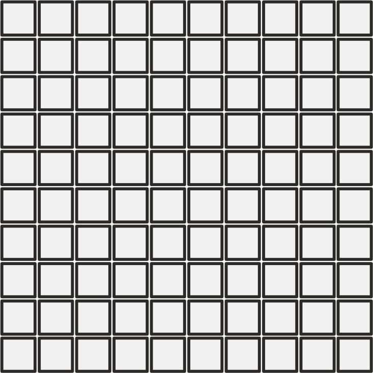 Мозаїка Pebble High-Glossy Mosaico 3x3 30x30 BW Marble Floor Gres з колекції BW Marble Floor Gres