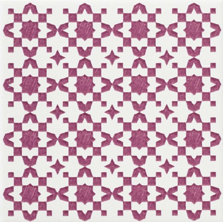 Плитка (20x20) WW61M3 Lilac On White Wonder3 - Wonderwall з колекції Wonderwall Ascot