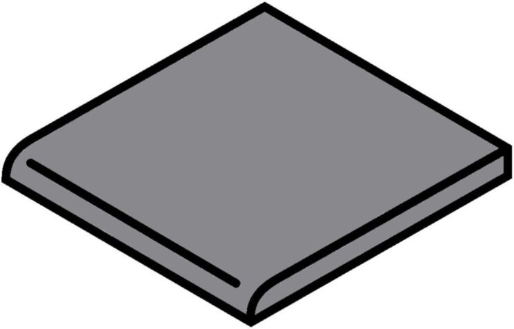 Плінтус 5x5 Bullnose Grey50 - Pro Architectura - 2731 PN82 8 з колекції Pro Architectura Villeroy Boch