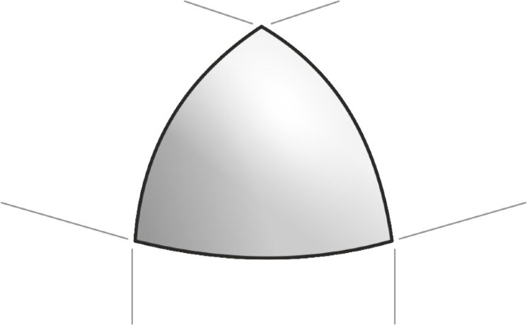 Куточок 3x3 Cox.Nut Beak Int - Color Mix - 7689 з колекції Color Mix Marca Corona