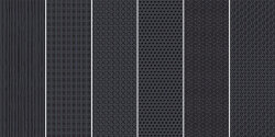 Плитка (10x30) Vibration Black (6 patterns) - Vibration
