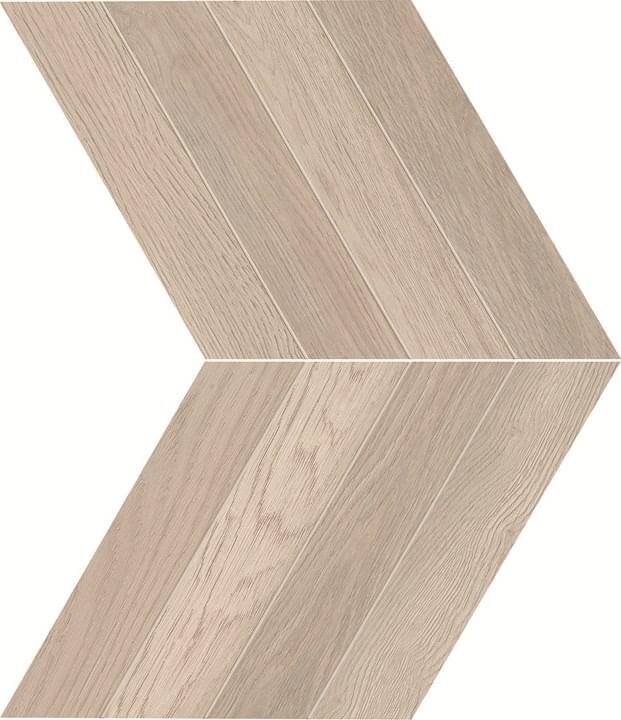 Мозаїка Chevron Mono Bianco Sabbiato 29.4x34 Provoak Provenza з колекції Provoak Provenza