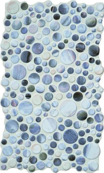 Плитка (20x33.3) 302705 Rumba Blue - Notte Brava з колекції Notte Brava Dado