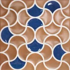 Плитка Bari Lattice Cotto Cobalt 33 x 33 з колекції Bari Realonda Плитка Bari Lattice Cotto Cobalt 33 x 33 з колекції Bari Realonda