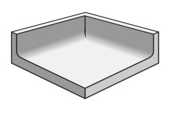 L-елемент (10x10) 1042364 Battistr. Ang.5Scabas - Marble Style
