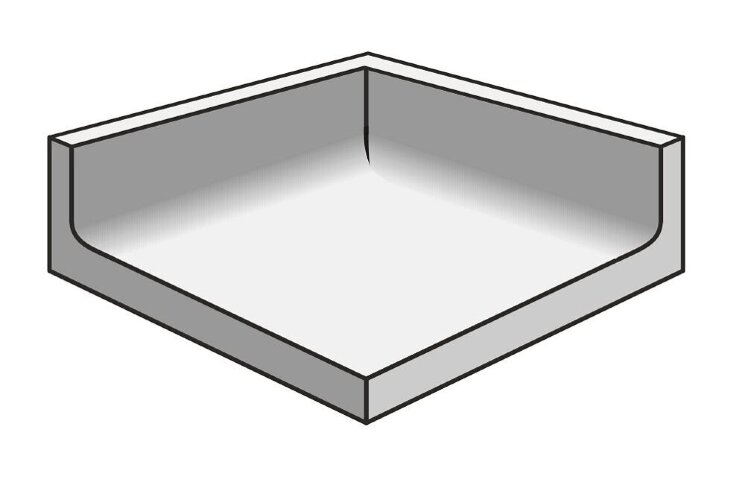 L-елемент (10x10) 1042364 Battistr. Ang.5Scabas - Marble Style з колекції Marble Style Serenissima