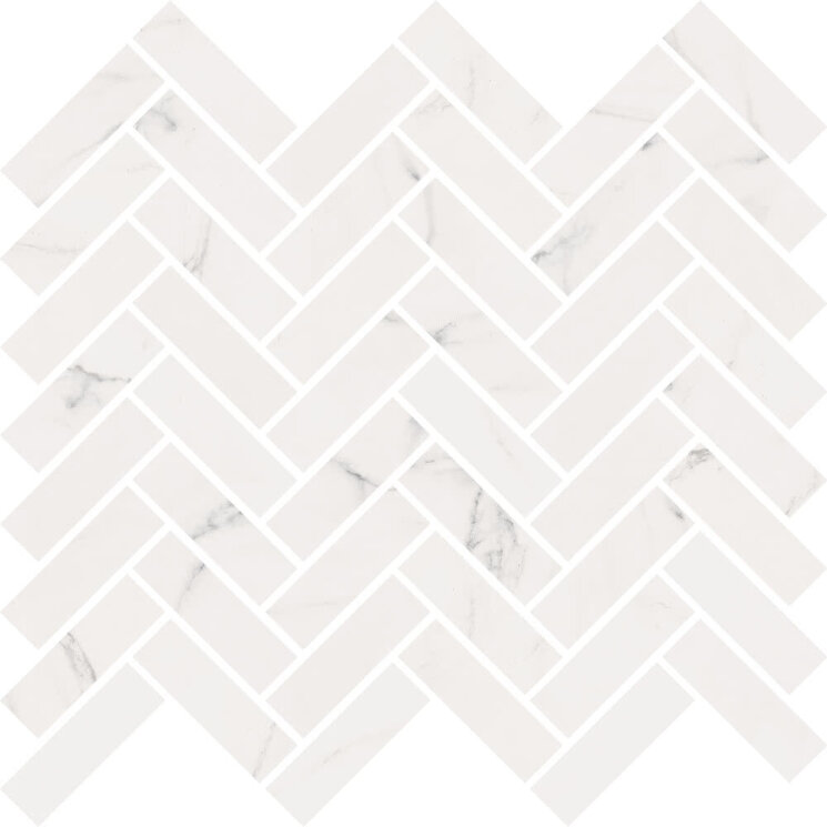 Мозаїка (30x30) 1SR09752 Sensi Mos Chevron Statuario Sa - Sensi з колекції Sensi ABK Мозаїка (30x30) 1SR09752 Sensi Mos Chevron Statuario Sa - Sensi з колекції Sensi ABK