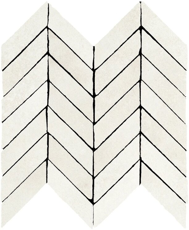 Мозаїка 30x37 M3SC Alchimia Mosaico Spina White Marazzi Alchimia з колекції Alchimia Marazzi