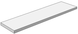 33x120 99379 Gradone AngolareSxWhite Cerdisa Beton Design