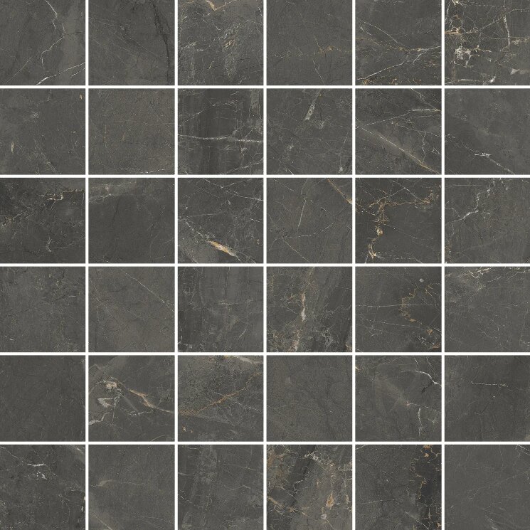 Мозаїка 30x30 84486 Black mosaico(4,7X4,7) Matt Cerdomus Sybil з колекції Sybil Cerdomus