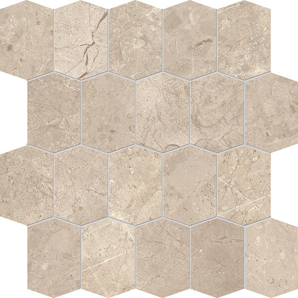 Мозаїка 31x35 Almond Mosaico Hexagon - Velvet - NB01 з колекції Velvet Astor Мозаїка 31x35 Almond Mosaico Hexagon - Velvet - NB01 з колекції Velvet Astor