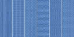 Плитка (10x30) Vibration Blue (6 patterns) - Vibration