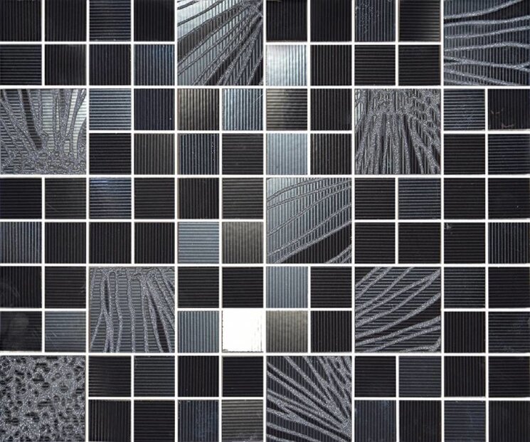 Мозаїка 25x30 Appeal Nero Mosaico - Presuntuosa - MOAPNE з колекції Presuntuosa Brennero