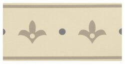 Бордюр Indo Border Light Grey And Light Blue On White 7.5x15.1 Odyssey Original Style