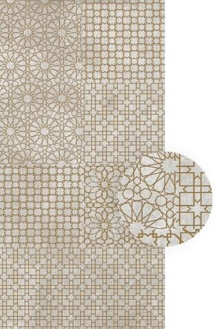 Декор Decoro Monile Grigio Oro Ret 120x240 Tesori Cedit з колекції Tesori Cedit