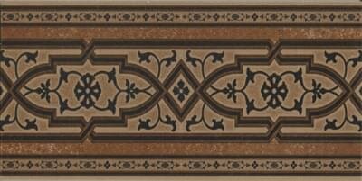 Декор Stellstufe Mit Dekor Braun 15.5x31 Koblenz SDS з колекції Koblenz SDS