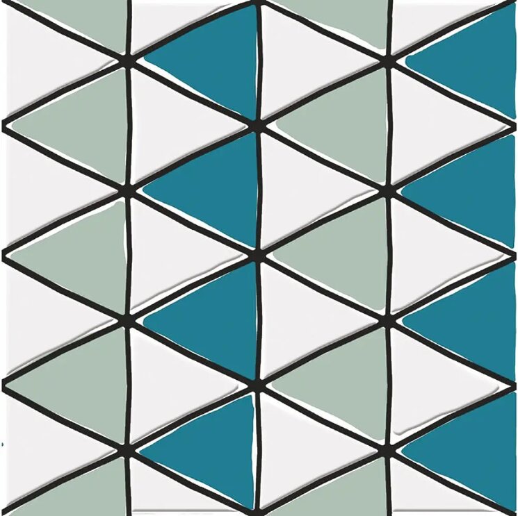 Плитка 15x15 0146789 Blu #02 Unica Sorrento з колекції Sorrento Unica