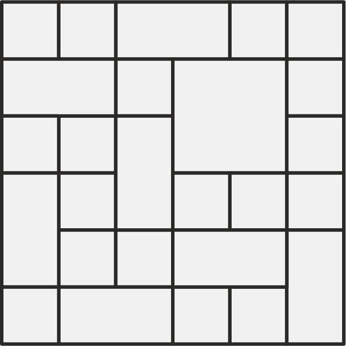 Мозаїка 30x30 Dec. Molti Omni Jet-Omni-312B127X31 з колекції Omni Revigres