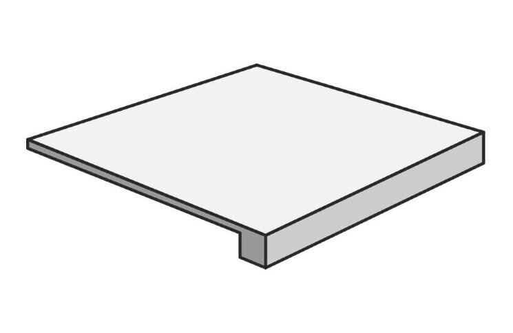 Сходинка (22.5x22.5) ANC1 Etic Rovere Grigio Scalino Angolare Sx - Etic з колекції Etic Atlas Concorde