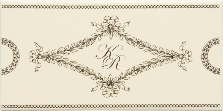 Бордюр Monogram Diamond Swag Border 7.5x15.2 Artworks Colonial White Original Style з колекції Artworks Colonial White Original Style Бордюр Monogram Diamond Swag Border 7.5x15.2 Artworks Colonial White Original Style з колекції Artworks Colonial White Original Style