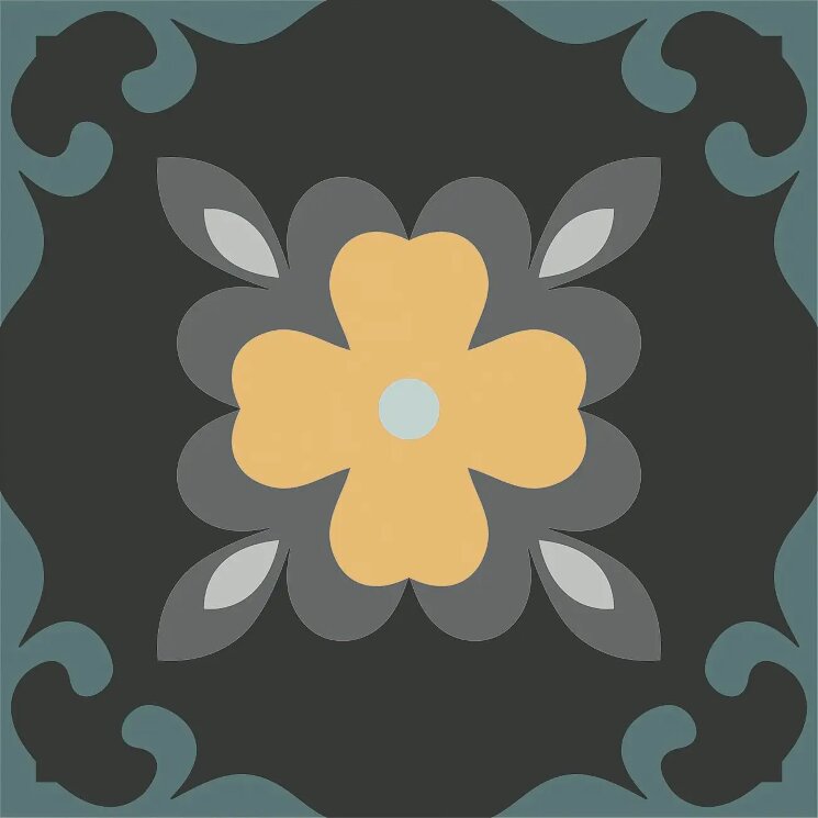 Плитка 15x15 A038622 Dahlia night Ape Dahlia з колекції Dahlia Ape Плитка 15x15 A038622 Dahlia night Ape Dahlia з колекції Dahlia Ape