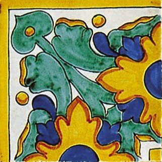 Декор (25x25) Galatea Angolo - Cotto Salernitano з колекції Cotto Salernitano Giovanni De Maio