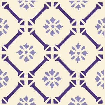 Декор (20x20) Decori Macrame Blu 10 - Macrame з колекції Macrame Giovanni De Maio