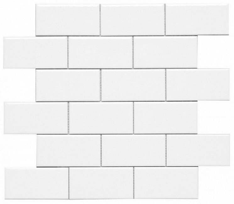 Мозаїка Liso Pb CC Blanco Enmallado 30.5x30.9 Modernista Adex з колекції Modernista Adex