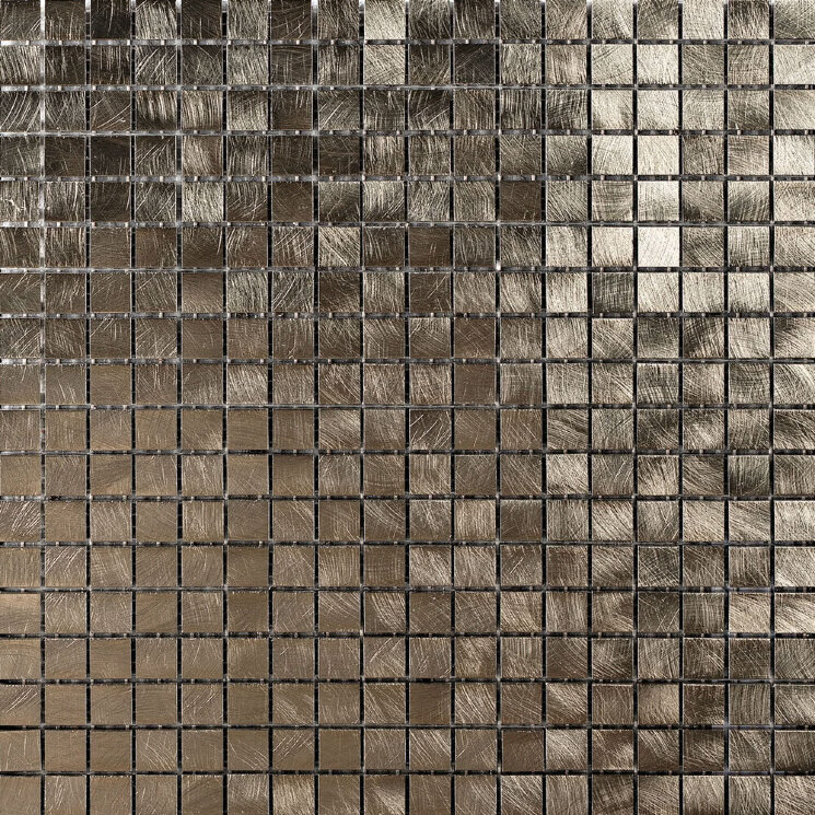 Мозаїка (30x30) 801113 Mosaico 1,5X1,5Alluminio Unicolor Titanio - Alluminio з колекції Alluminio Arezia