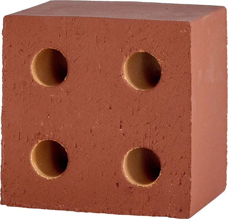 13x13 BOBM05 bloc red matt 13x10x13 Mutina Bloc з колекції Bloc Mutina