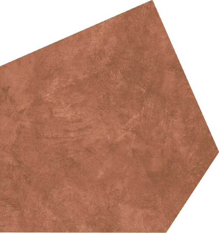 Плитка 9AROMCHILLARPENTMAT 84x84 Aromas Chili Mat Large Pentagon 9mm Gigacer Aromas з колекції Aromas  Gigacer