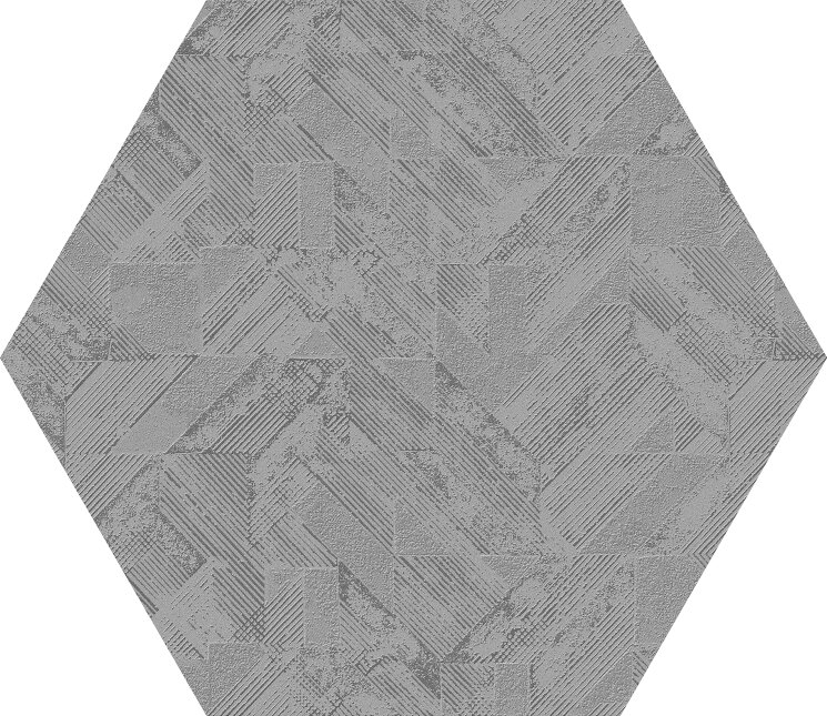 Плитка Decorado fremont hex60 silver 52х60 з колекції Fremont Azteca
